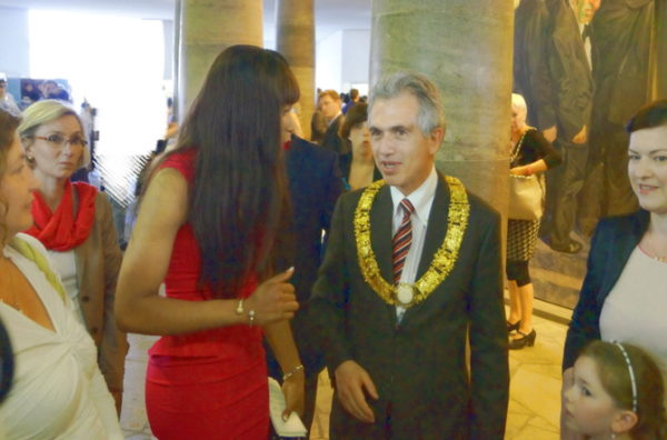 HRH Princess Rachel Belle with the Mayor of Frankfurt a.M.