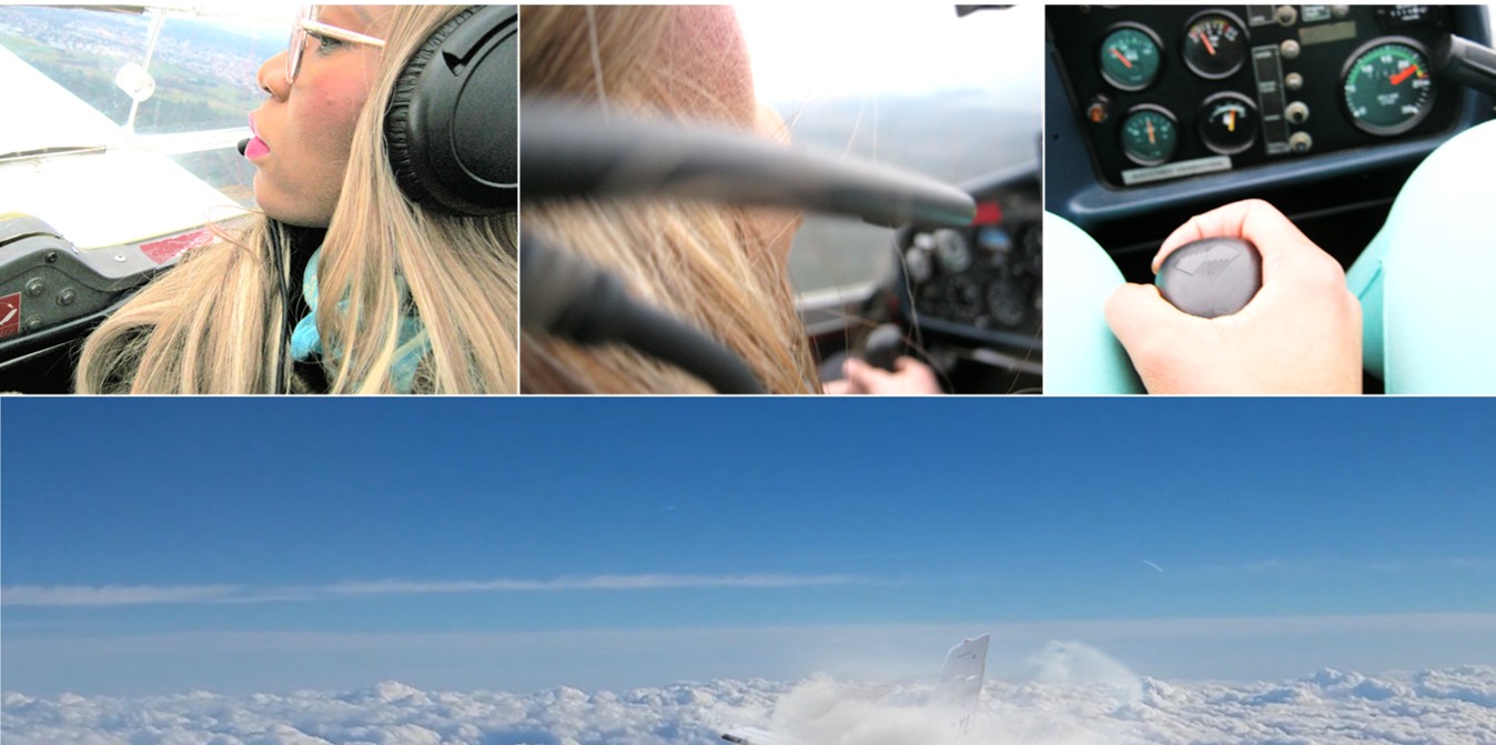 HRH Princess Belle flying